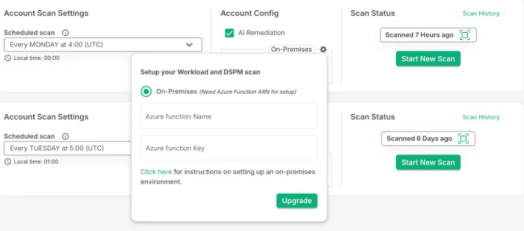 Conduct routine scans