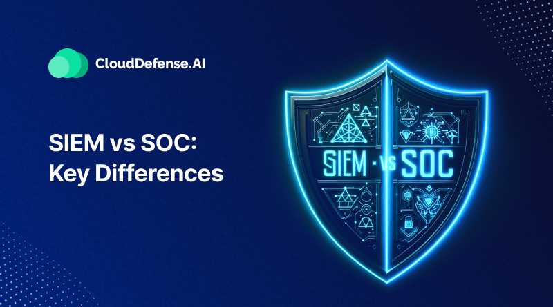 SIEM vs SOC Key Differences