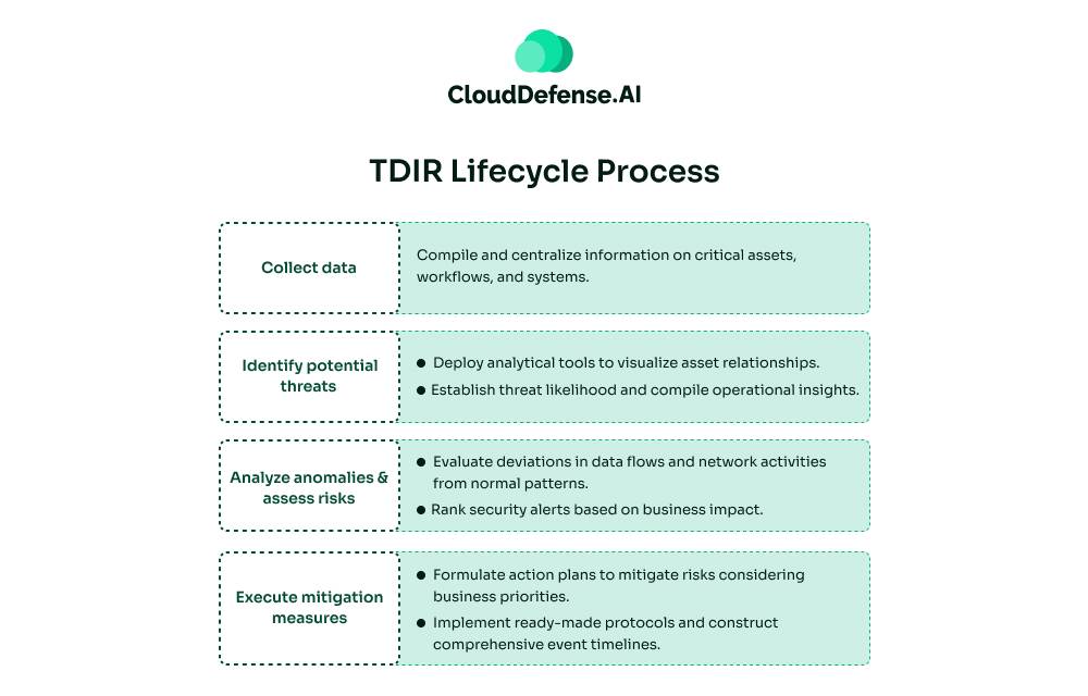 TDIR Lifecycle Process